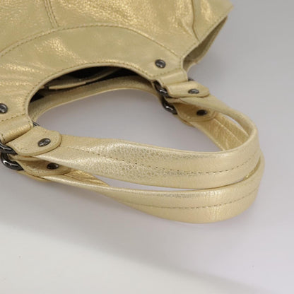 Burberry Blue Label Handbag Leather, GOLD, LEATHER, Handbag