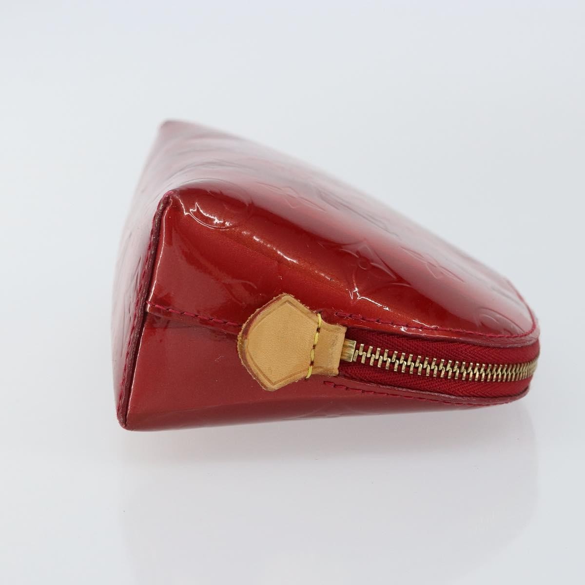 Louis Vuitton Cosmetic Pouch Electric Epi Leather, RED, PATENT_LEATHER, Toiletry Case