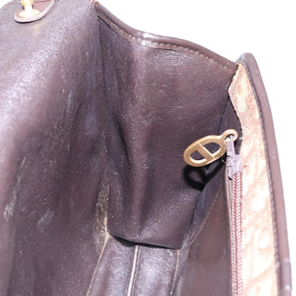 Christian Dior Vintage Trotter Pouch Diorissimo Canvas, BROWN, CANVAS, Clutche & pouche