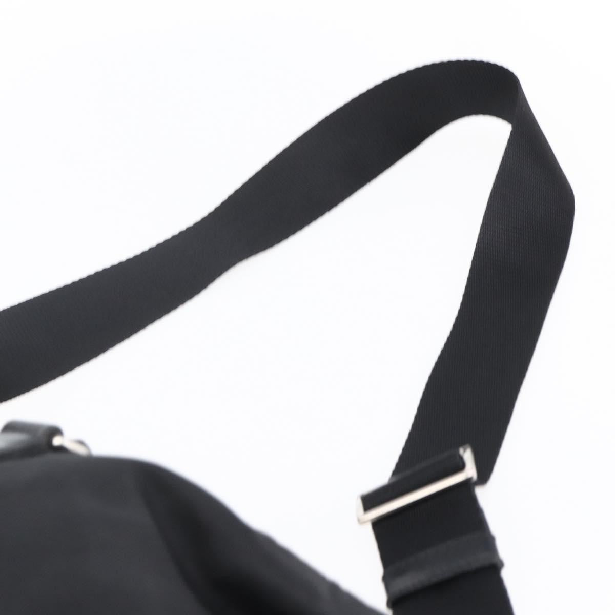 Prada Vintage Tote Tessuto with Leather, BLACK, NYLON, Tote bag