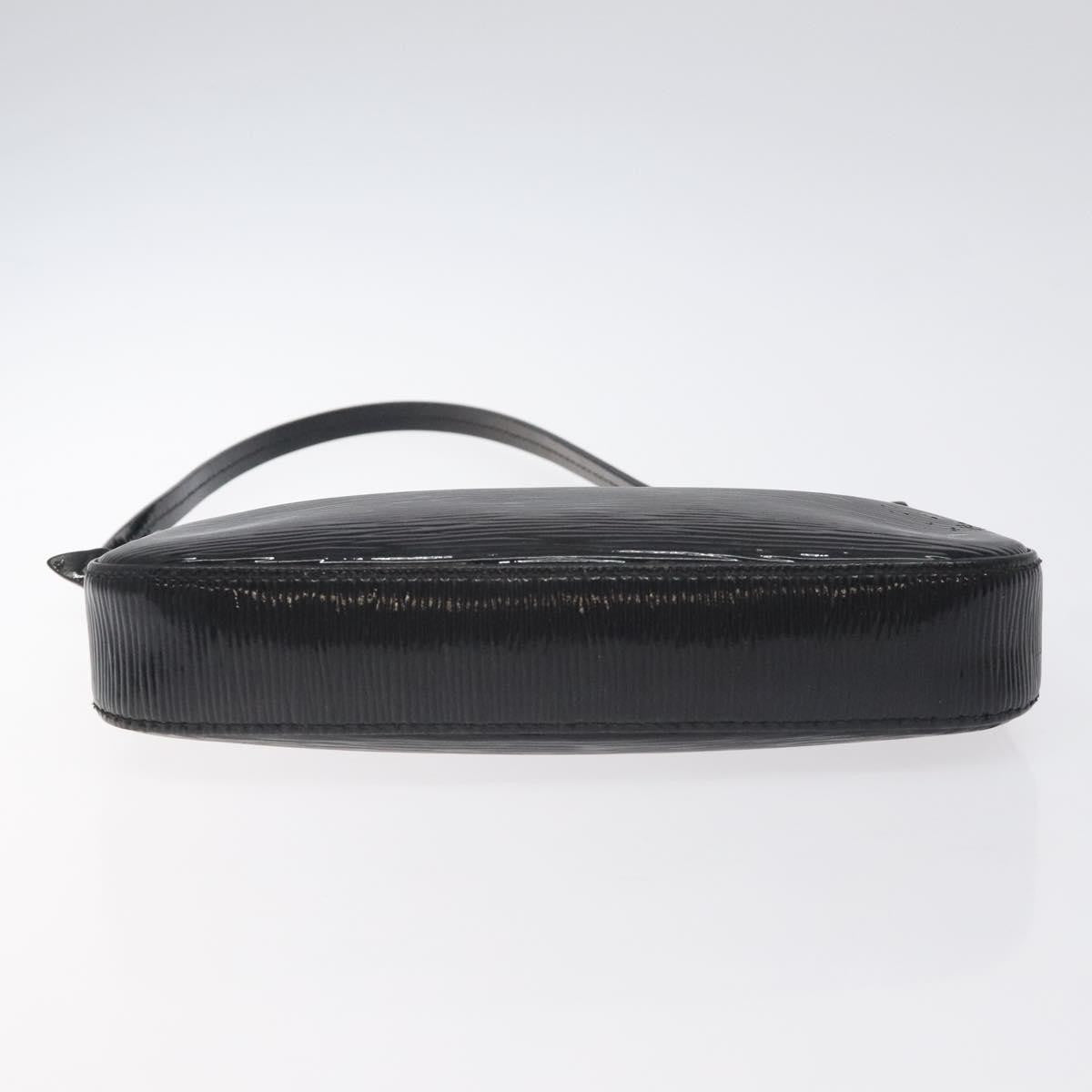 Louis Vuitton Pochette Accessoires NM Electric Epi Leather, BLACK, LEATHER, Clutche & pouche
