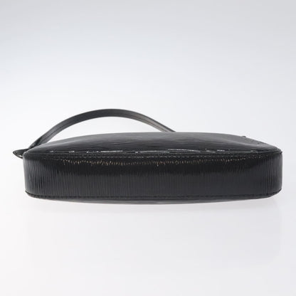 Louis Vuitton Pochette Accessoires NM Electric Epi Leather, BLACK, LEATHER, Clutche & pouche