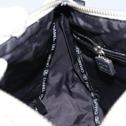 Chanel sports shoulder bag Coco mark, BEIGE, CANVAS, Shoulder bag