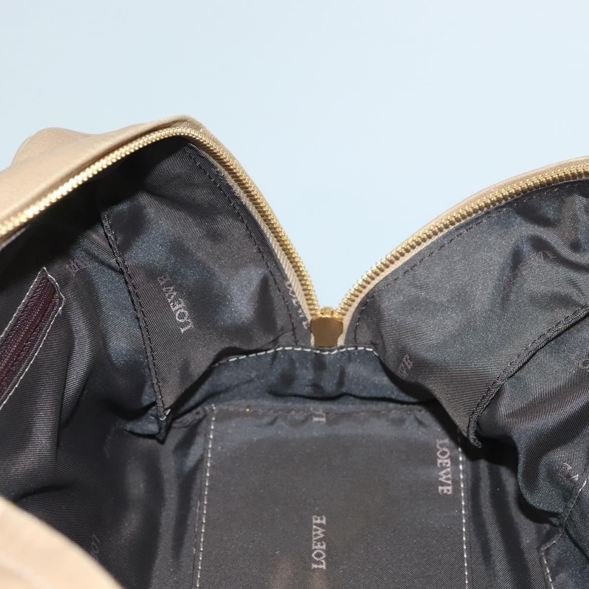 Loewe Amazona Bag Leather, GOLD, LEATHER, Handbag