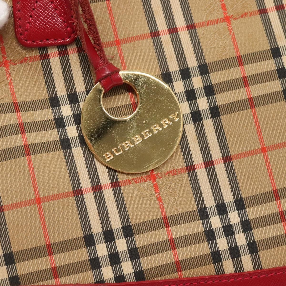 Burberry Nova Check Tote canvas check pattern, BEIGE, CANVAS, Tote bag