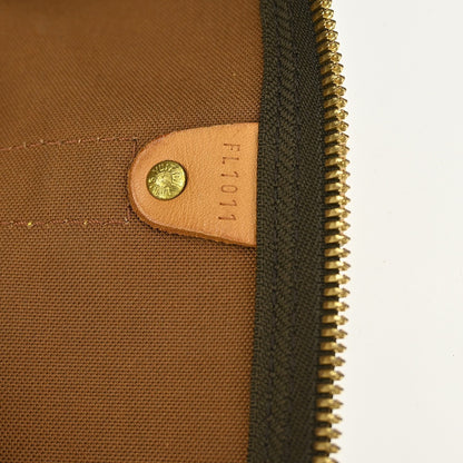 Louis Vuitton Keepall Bag Monogram Canvas, BROWN, CANVAS, Travel bag
