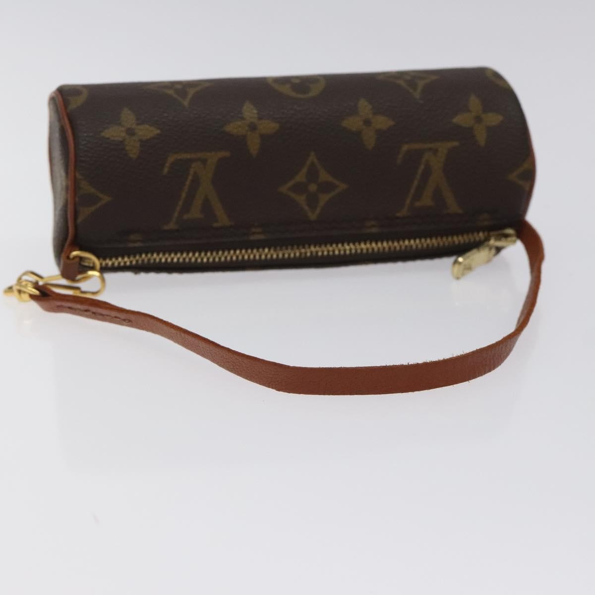 Louis Vuitton Papillon Pochette Monogram Canvas, BROWN, CANVAS, Handbag
