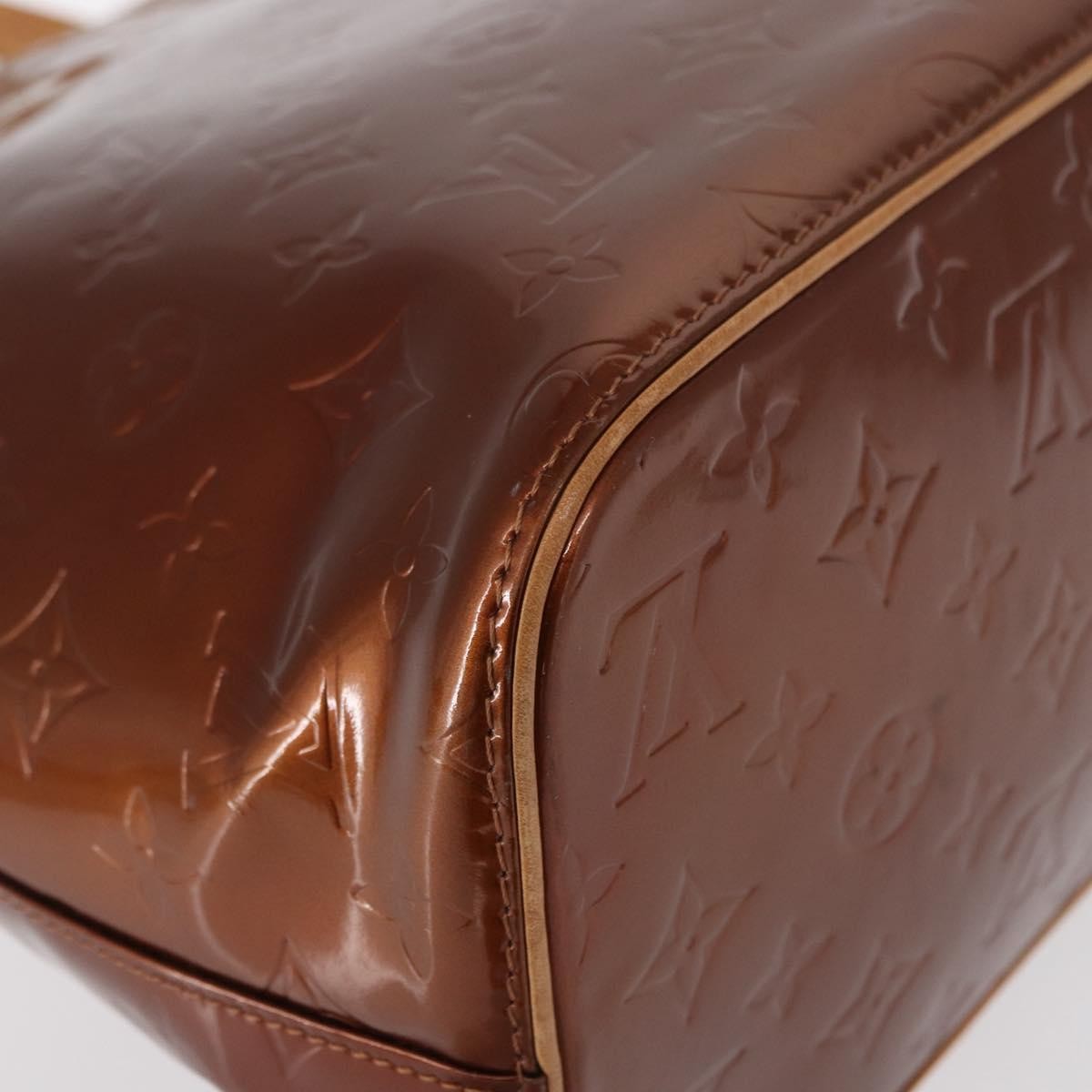 Louis Vuitton Houston Handbag Monogram Vernis, BROWN, PATENT_LEATHER, Handbag