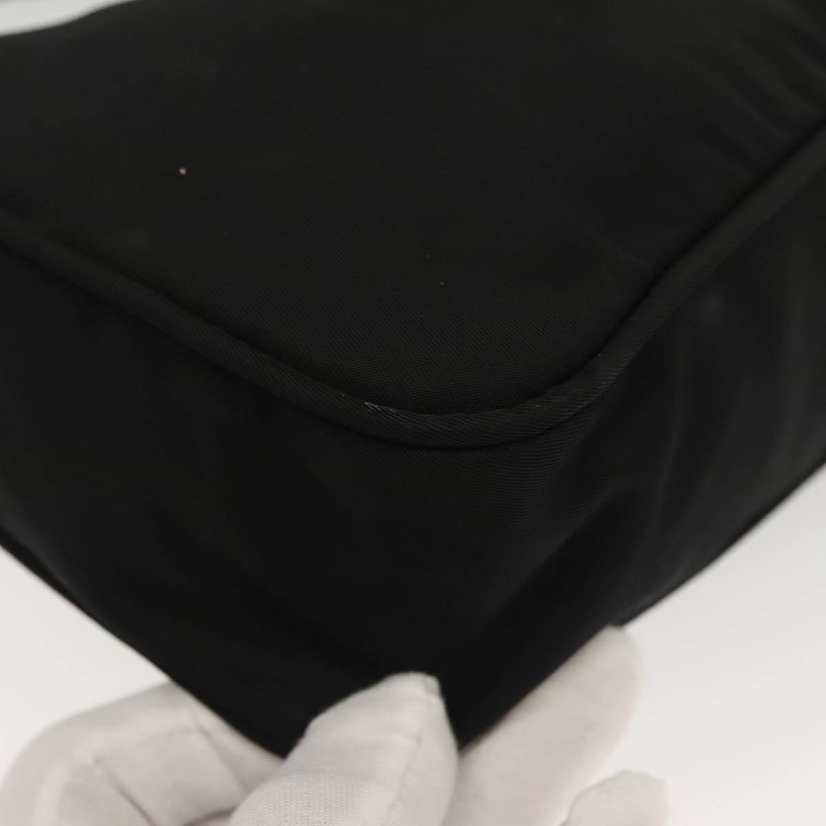 Prada Hobo Tessuto, BLACK, NYLON, Handbag