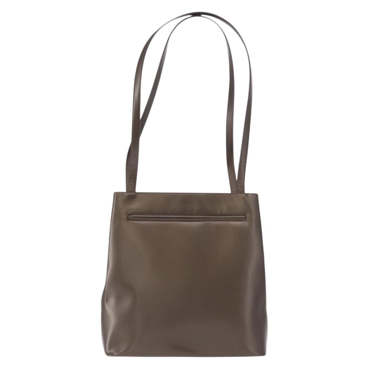 Loewe Vintage Shoulder Bag Leather, BROWN, LEATHER, Shoulder bag