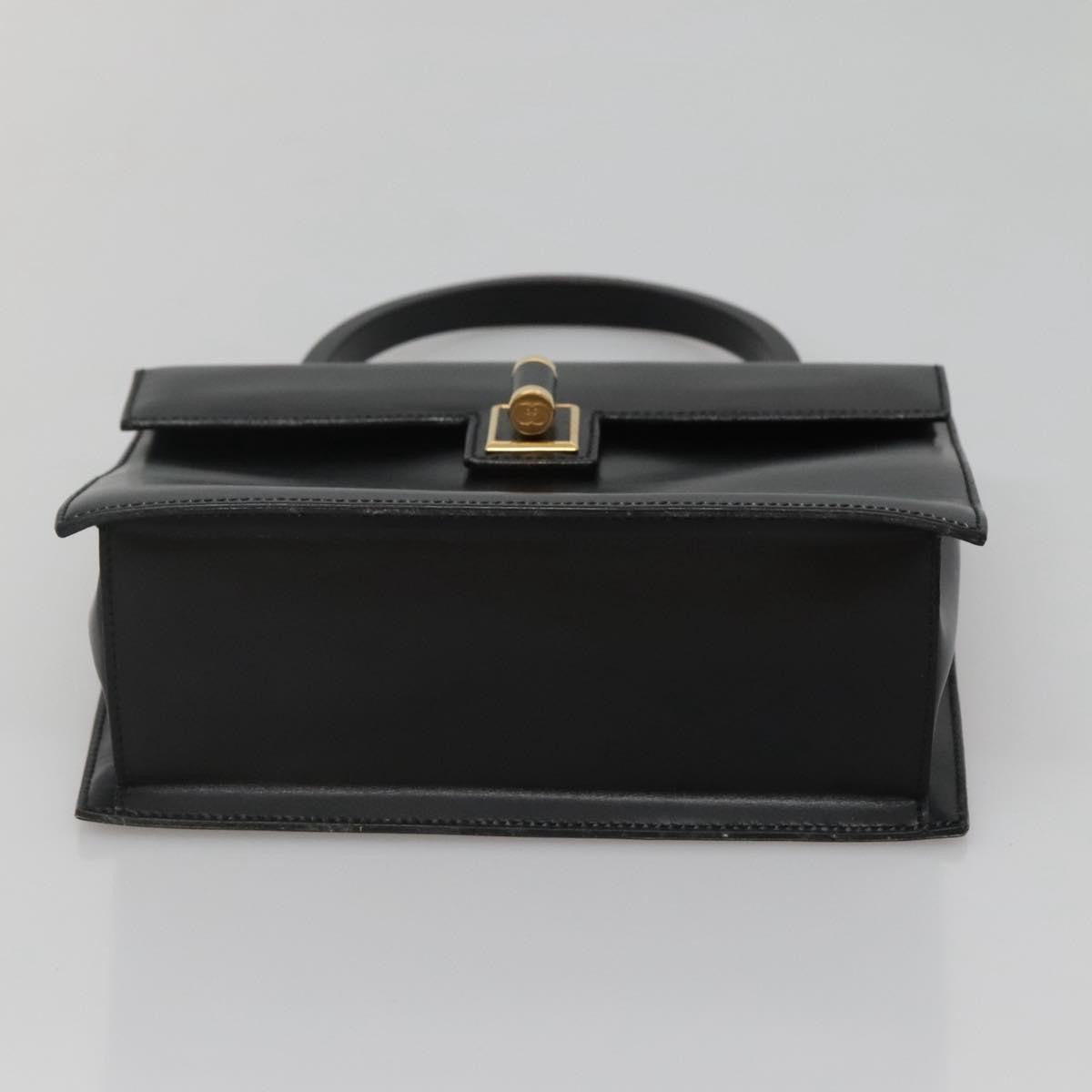 Gucci Vintage Handbag Leather, BLACK, LEATHER, Handbag