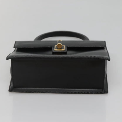 Gucci Vintage Handbag Leather, BLACK, LEATHER, Handbag