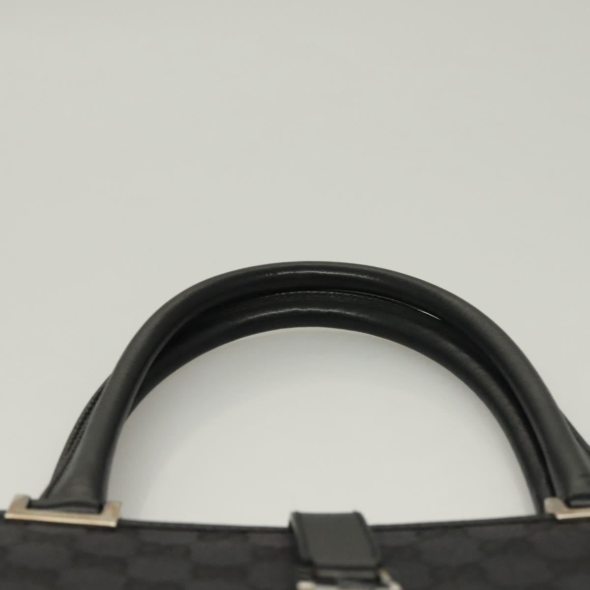 "Gucci Vintage Jackie Tote Canvas, Leather", BLACK, CANVAS, Tote bag