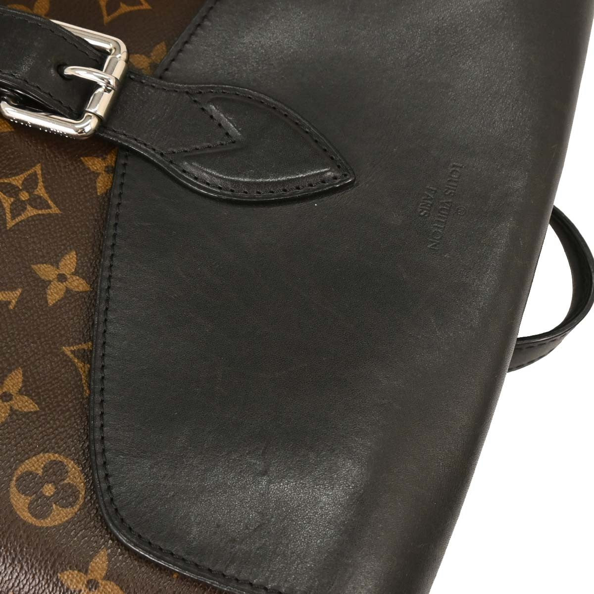 Louis Vuitton Palk Backpack Macassar Monogram Canvas, BROWN, CANVAS, Backpack