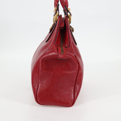 Gucci Rebelle leather red leather, RED, LEATHER, Handbag