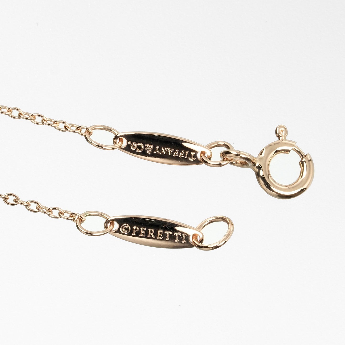 Tiffany & Co. Peretti Diamonds By The Yard Bracelet 18K Rose Gold with Diamond, GOLD, ROSE_GOLD, Bracelet