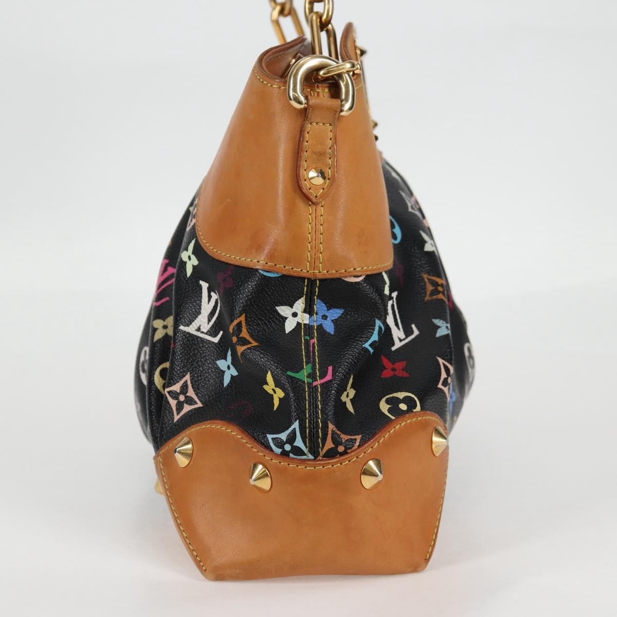 Louis Vuitton Judy Handbag Monogram Multicolor, BLACK, CANVAS, Handbag