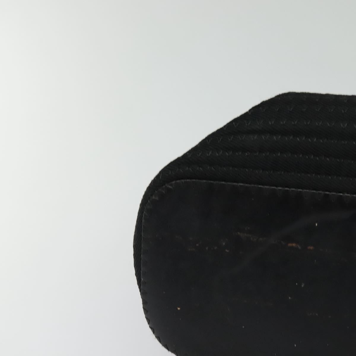 Gucci Vintage Bamboo Handle Bag Canvas, BLACK, CANVAS, Handbag