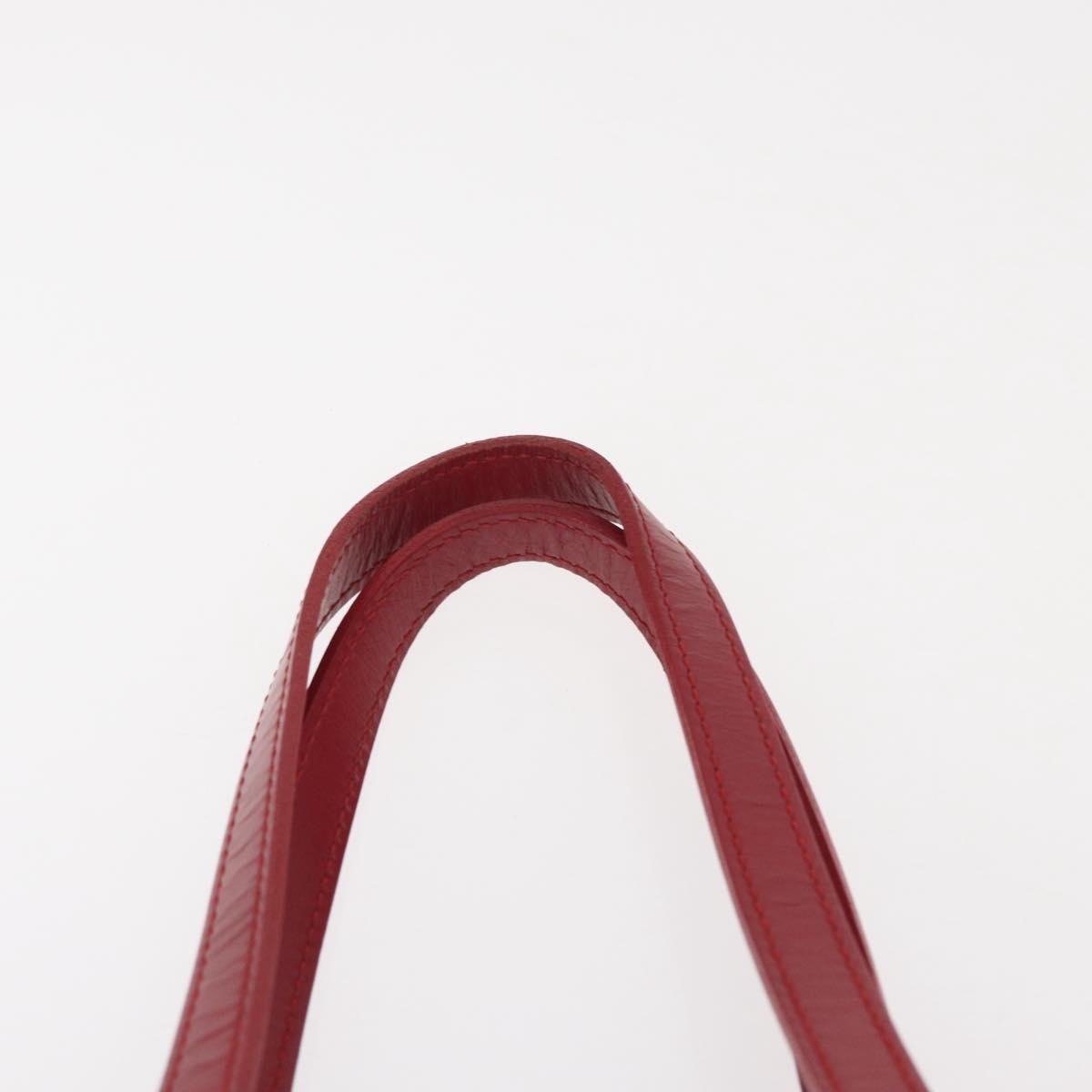 Louis Vuitton Bucket Bag Epi Leather, RED, LEATHER, Shoulder bag