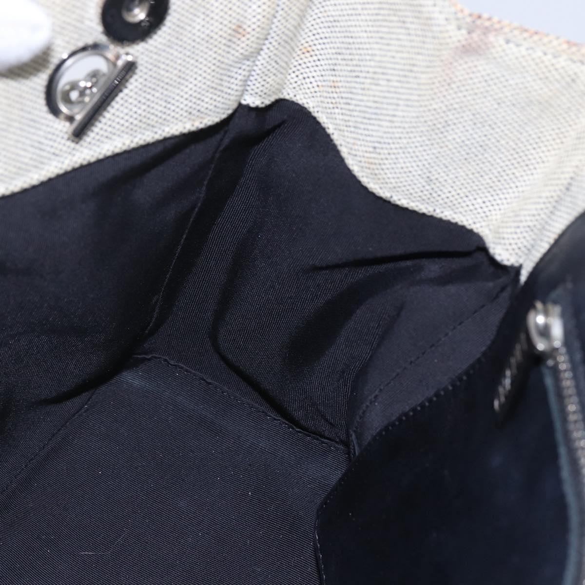 Chanel Camellia No.5 Tote Canvas, GRAY, CANVAS, Tote bag