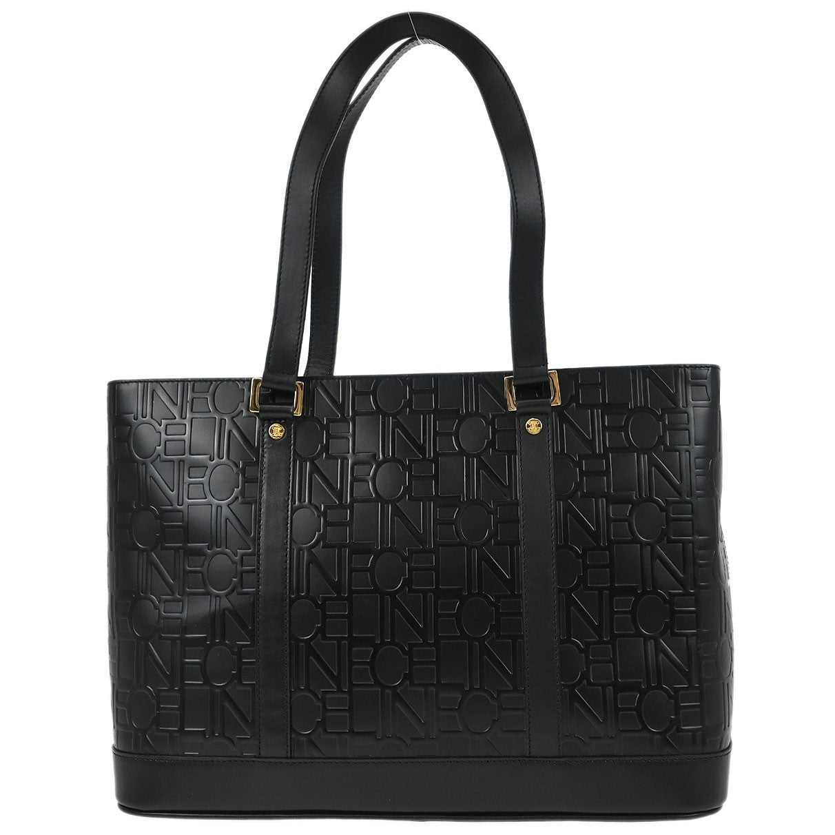 Celine Tote bag Leather, BLACK, LEATHER, Tote bag