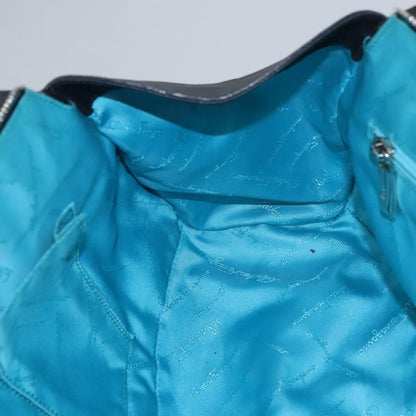 Salvatore Ferragamo Gancini Shoulder Bag Leather, BLACK, LEATHER, Shoulder bag