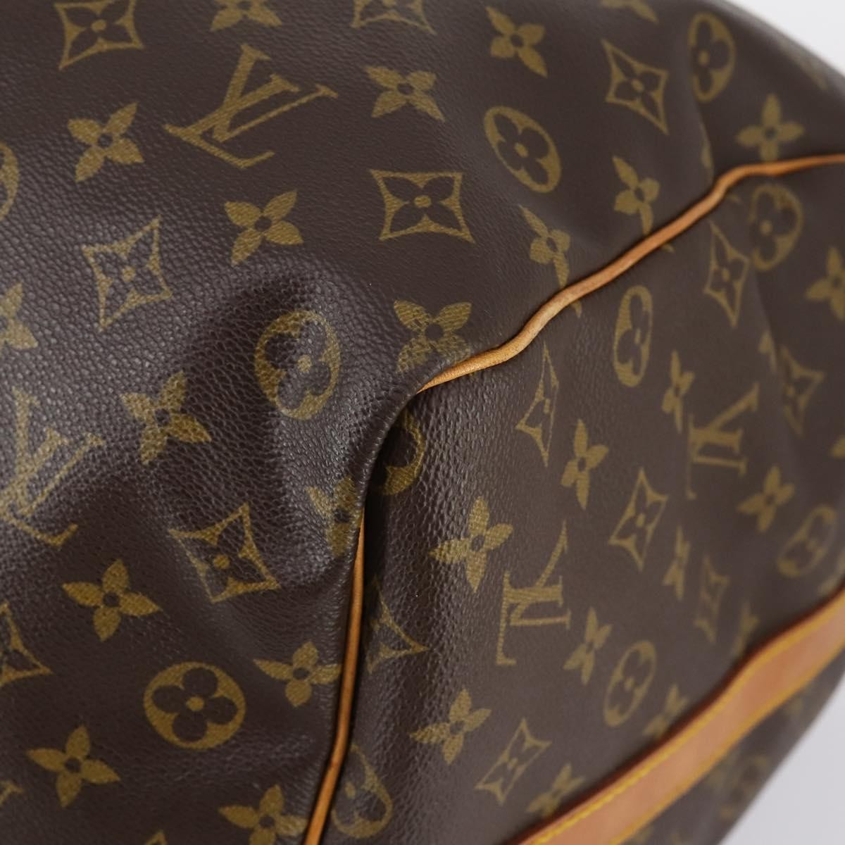 Louis Vuitton Keepall Bandouliere Bag Monogram Canvas, BROWN, CANVAS, Travel bag