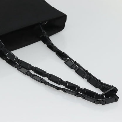 Prada Chain Shoulder Bag Tessuto, BLACK, NYLON, Shoulder bag