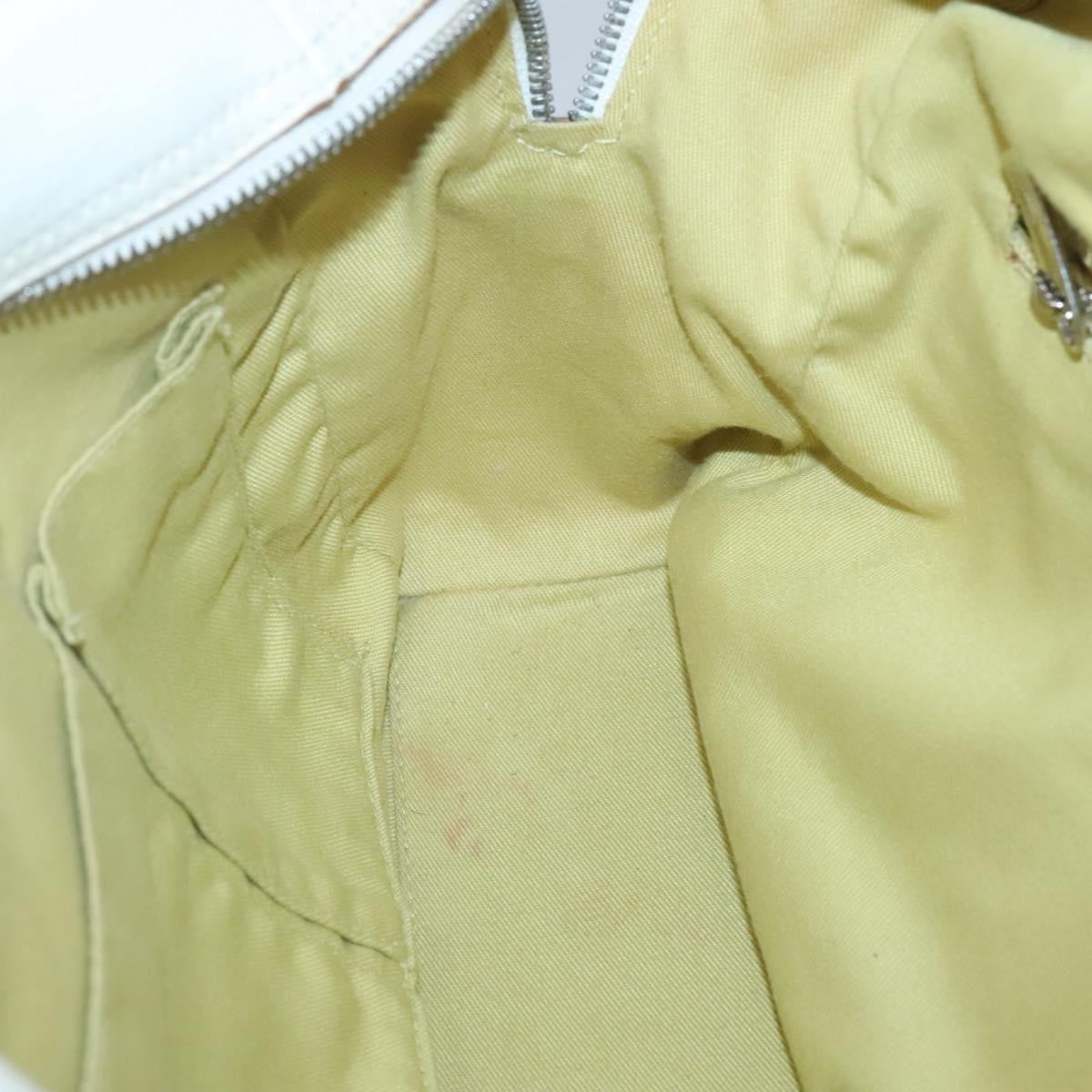 Salvatore Ferragamo Gancini Buckle Shoulder Bag Leather, WHITE, LEATHER, Shoulder bag