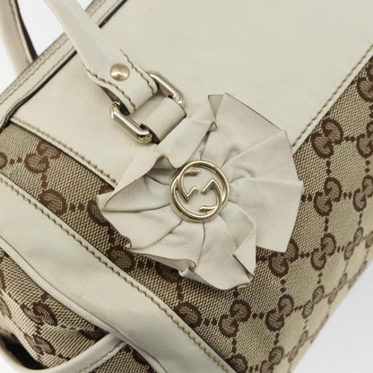 Gucci Trophy Boston Bag GG Canvas, BEIGE, CANVAS, Handbag