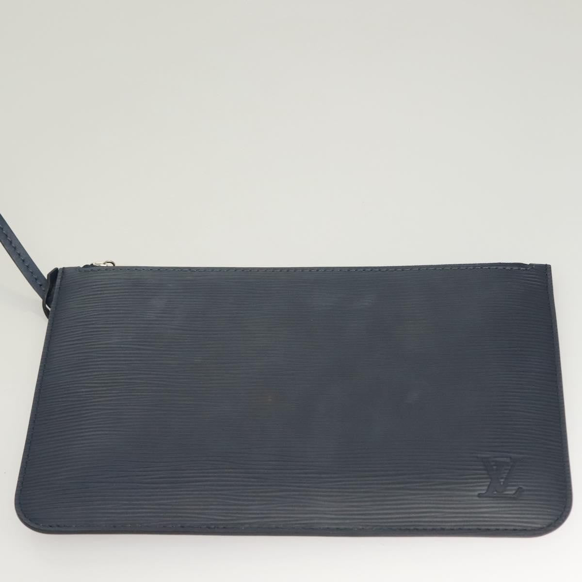 Louis Vuitton Neverfull Tote Epi Leather, BLUE, LEATHER, Tote bag