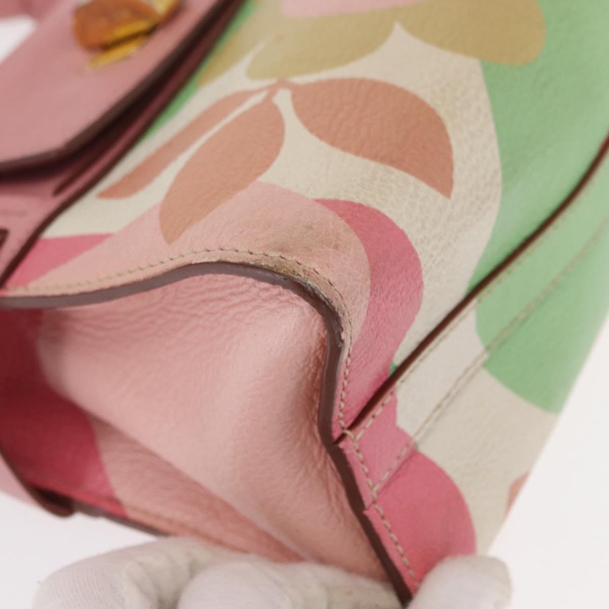 Miu Miu Click Convertible Satchel Leather, PINK, LEATHER, Handbag