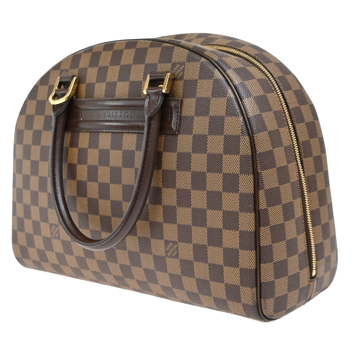 Louis Vuitton Nolita Satchel Damier, BROWN, CANVAS, Handbag