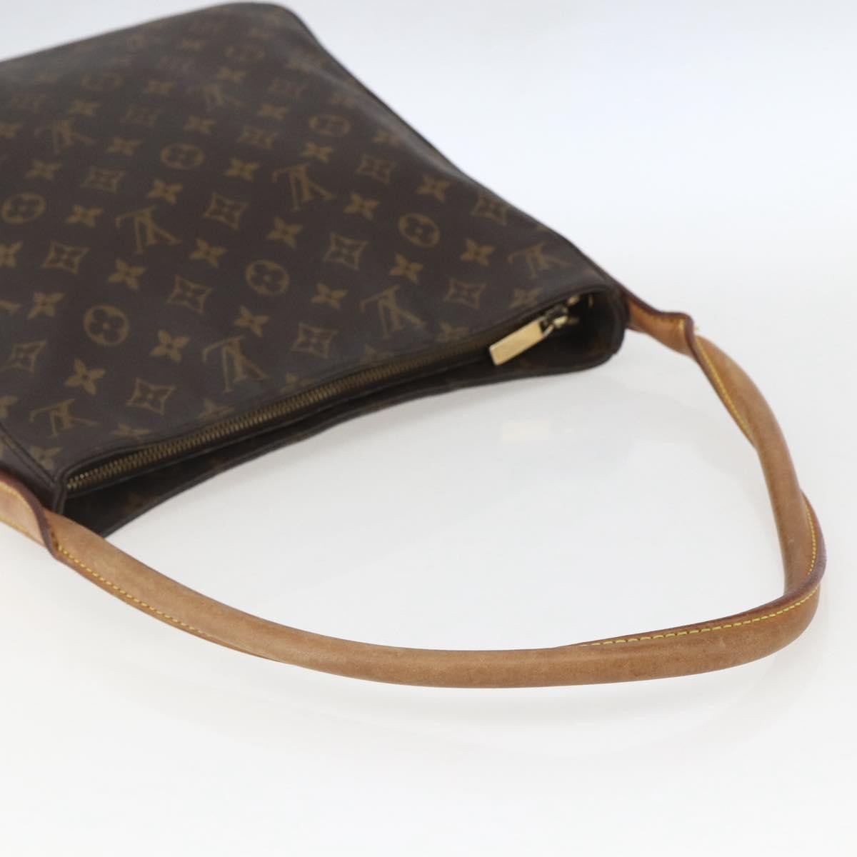 Louis Vuitton Looping Handbag Monogram Canvas, BROWN, CANVAS, Shoulder bag