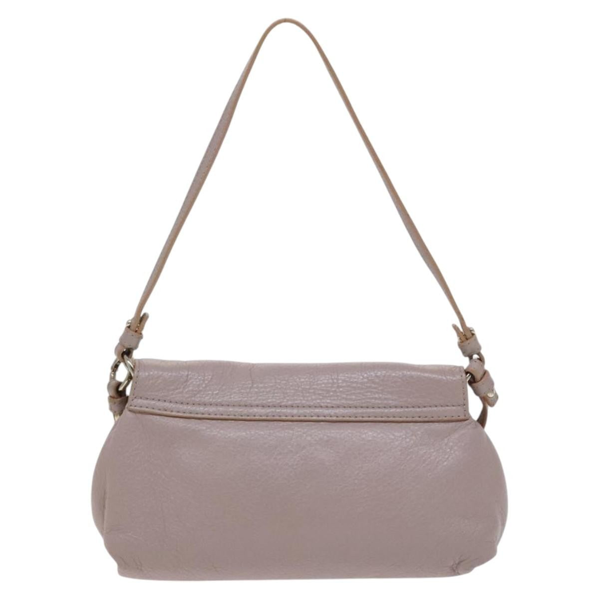 Chloe Lily Shoulder bag Leather, Purple, Leather, Shoulder Bag