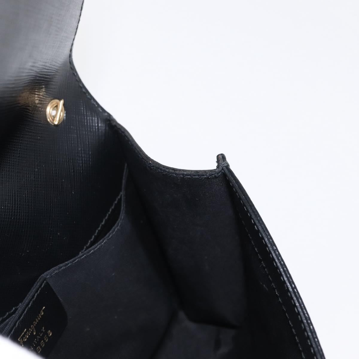 Salvatore Ferragamo Vala Chain Shoulder bag Leather, BLACK, LEATHER, Shoulder bag