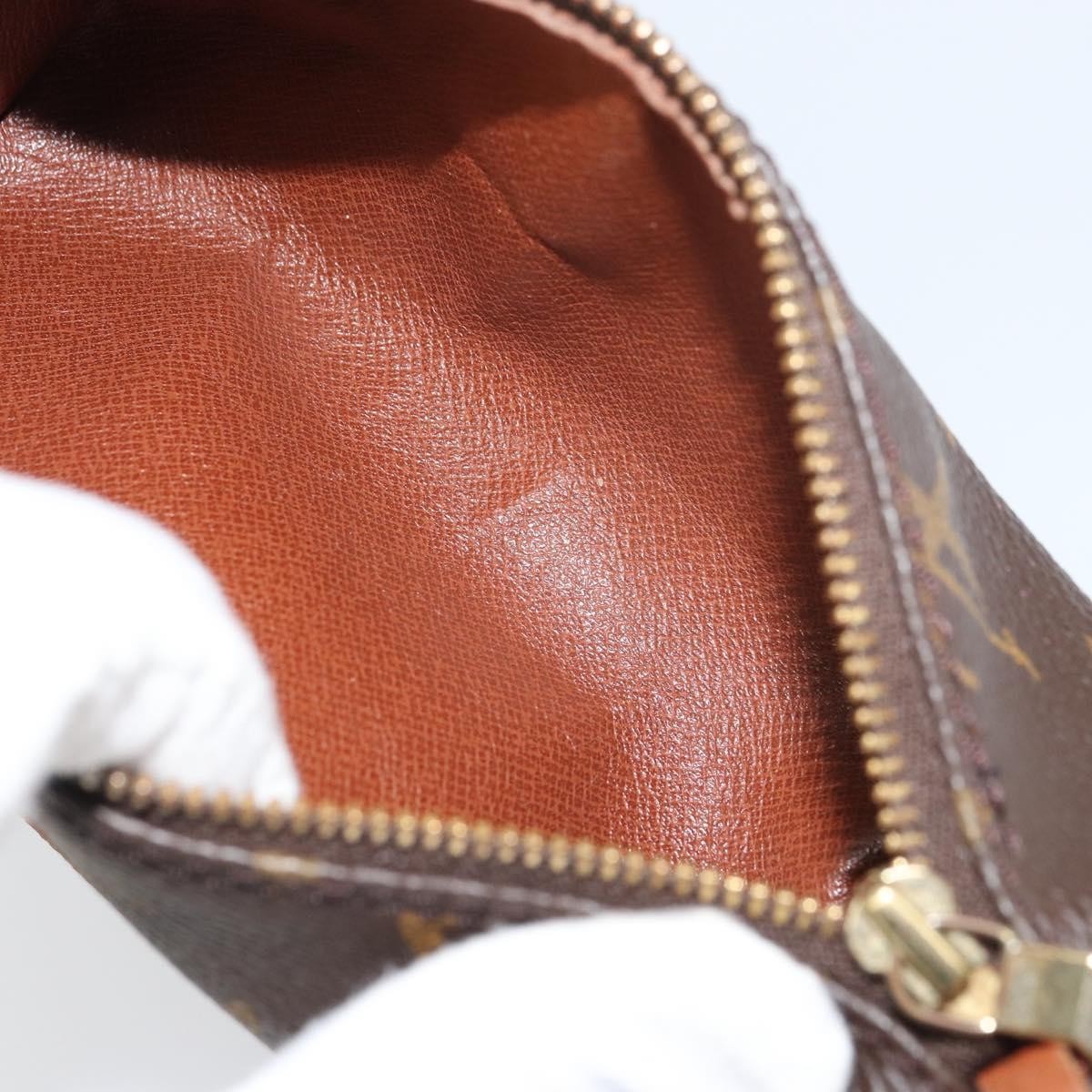 Louis Vuitton Papillon Pochette Monogram Canvas, BROWN, CANVAS, Clutche & pouche