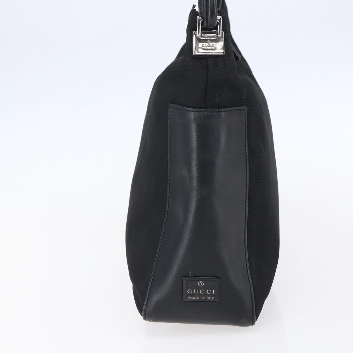 Gucci Zip Hobo Canvas, BLACK, CANVAS, Shoulder bag