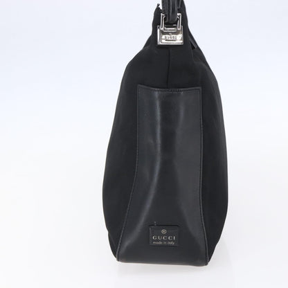 Gucci Zip Hobo Canvas, BLACK, CANVAS, Shoulder bag