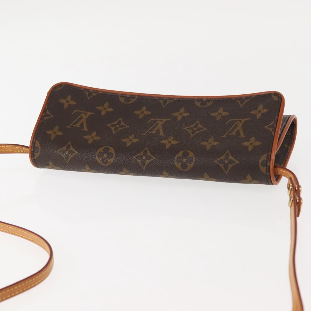 Louis Vuitton Twin Handbag Monogram Canvas, BROWN, CANVAS, Shoulder bag