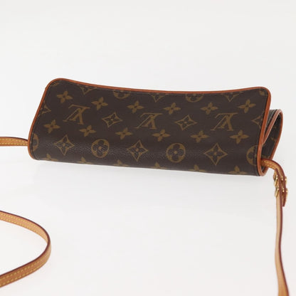 Louis Vuitton Twin Handbag Monogram Canvas, BROWN, CANVAS, Shoulder bag
