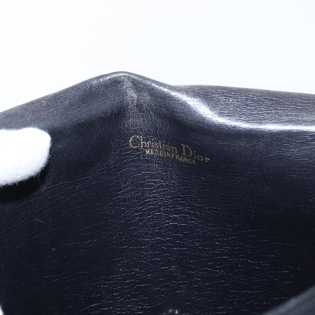 Christian Dior Vintage Trotter Pouch Diorissimo Canvas, BLACK, CANVAS, Clutche & pouche