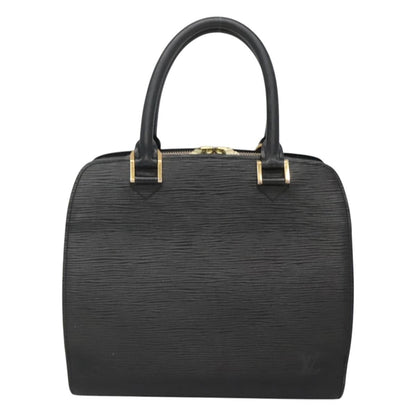 Louis Vuitton Pont Neuf Handbag Epi Leather, BLACK, LEATHER, Handbag
