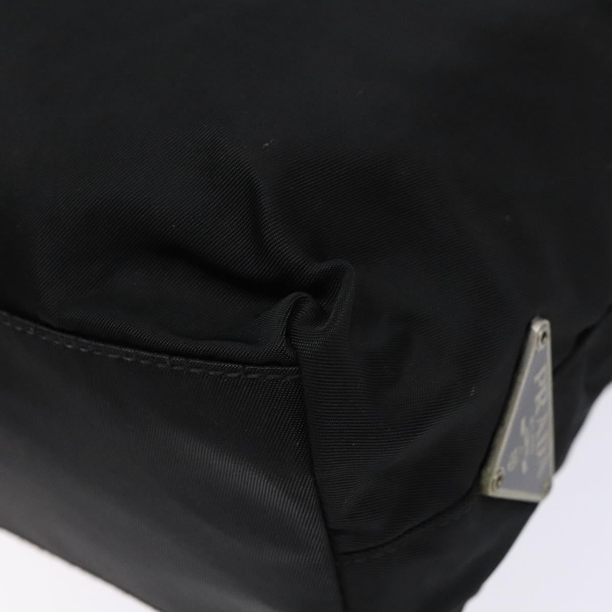 Prada Resin Handle Tote Tessuto, BLACK, NYLON, Tote bag