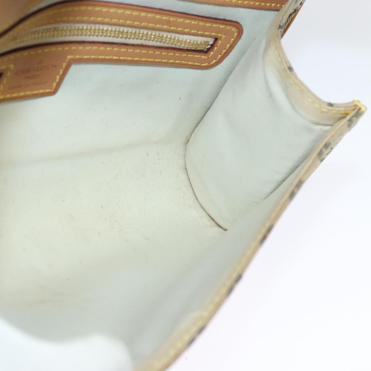 Louis Vuitton Camille Messenger Bag Mini Lin, BLUE, CANVAS, Crossbody bag