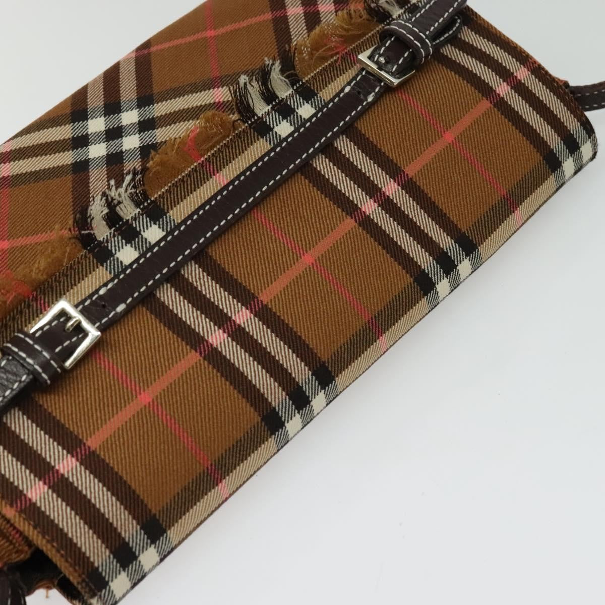 Burberry Blue Label shoulder bag Canvas, BROWN, CANVAS, Shoulder bag