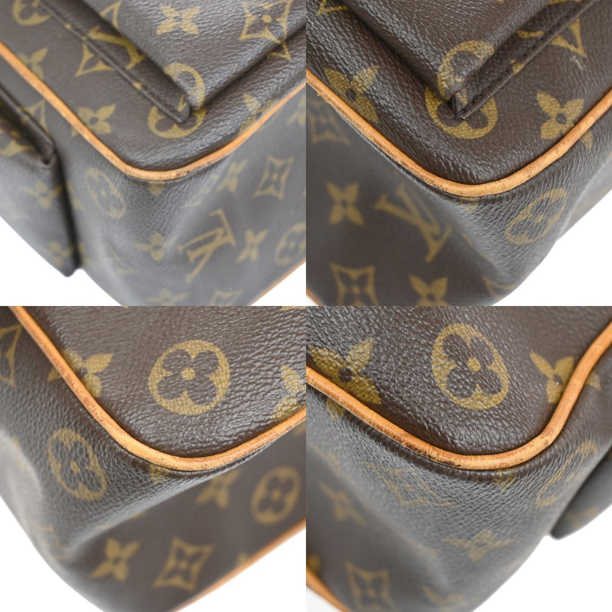 Louis Vuitton Multipli Cite Handbag Monogram Canvas, BROWN, CANVAS, Shoulder bag