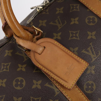 Louis Vuitton Keepall Bag Monogram Canvas, BROWN, CANVAS, Travel bag