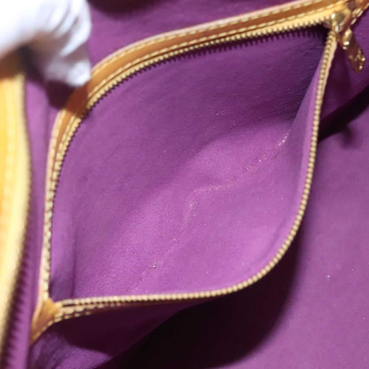 Louis Vuitton Lussac Handbag Epi Leather, YELLOW, LEATHER, Shoulder bag