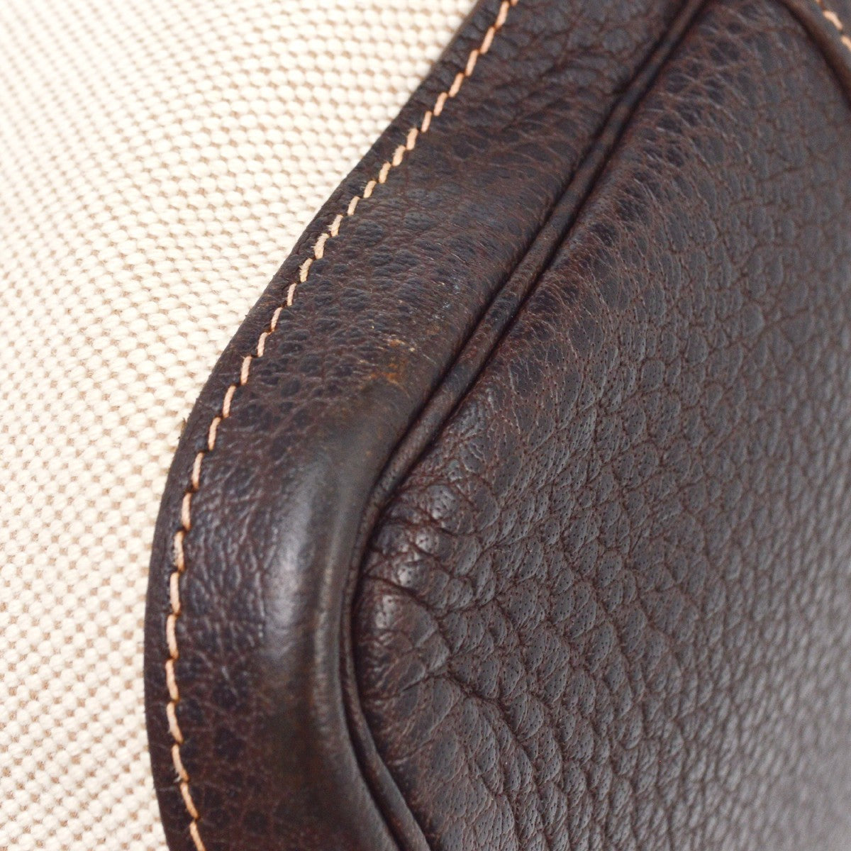 Hermes Garden Party Tote Toile and Leather, BEIGE, CANVAS, Tote bag